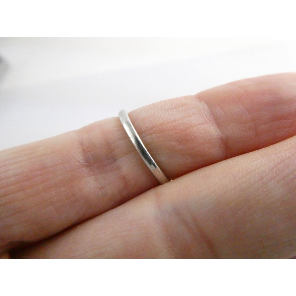 Sterling Silver Smoky Quartz Band Ring Size 7.25 I Love You Today Quote 1.4g