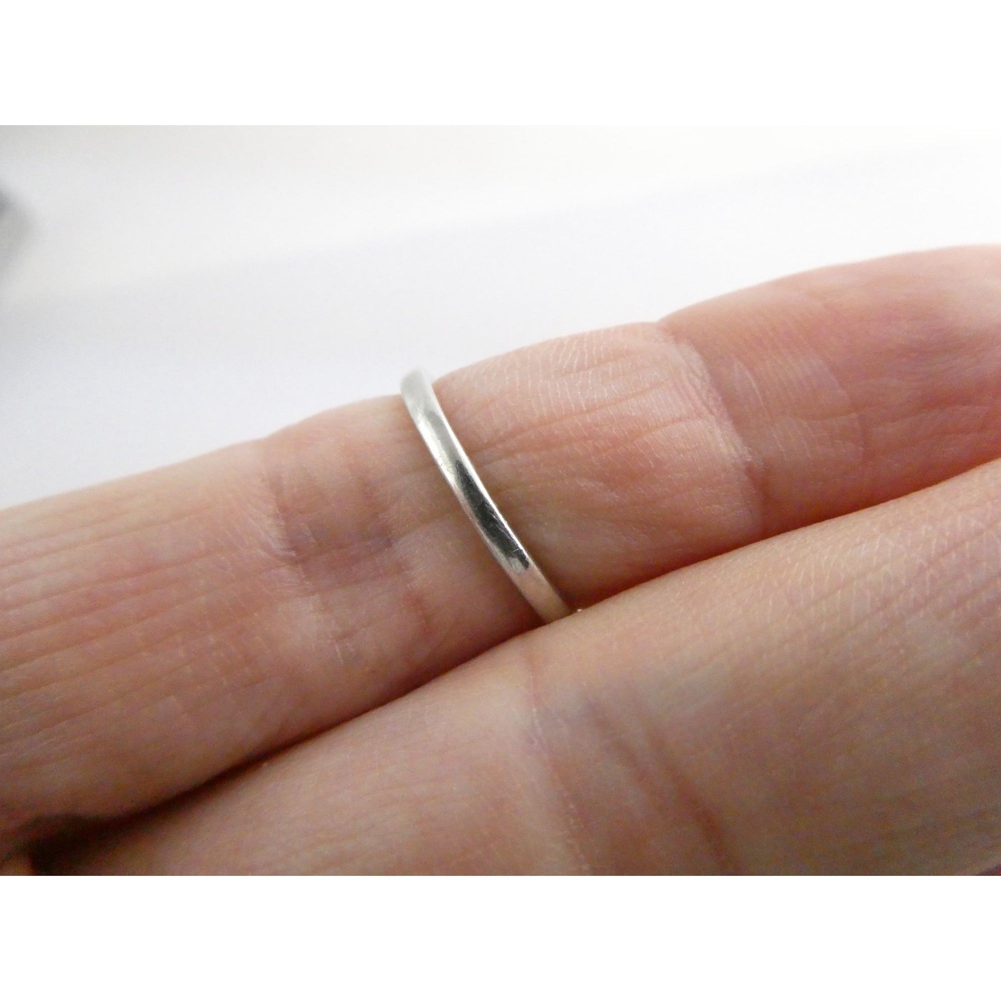 Sterling Silver Smoky Quartz Band Ring Size 7.25 I Love You Today Quote 1.4g