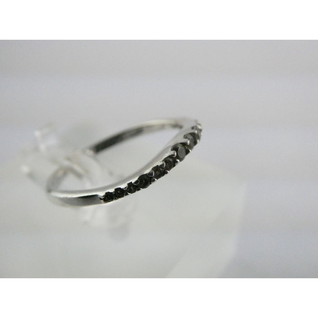 Sterling Silver Smoky Quartz Band Ring Size 7.25 I Love You Today Quote 1.4g