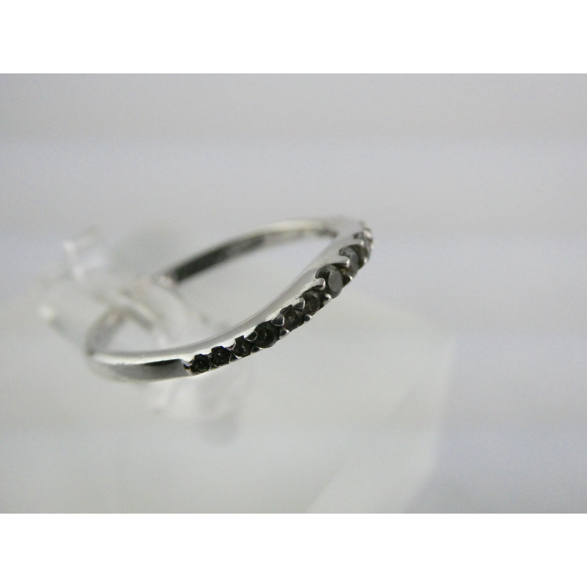 Sterling Silver Smoky Quartz Band Ring Size 7.25 I Love You Today Quote 1.4g