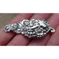 Danish Silversmith Peer Smed Sterling Silver Arts and Crafts Flower Brooch Pin
