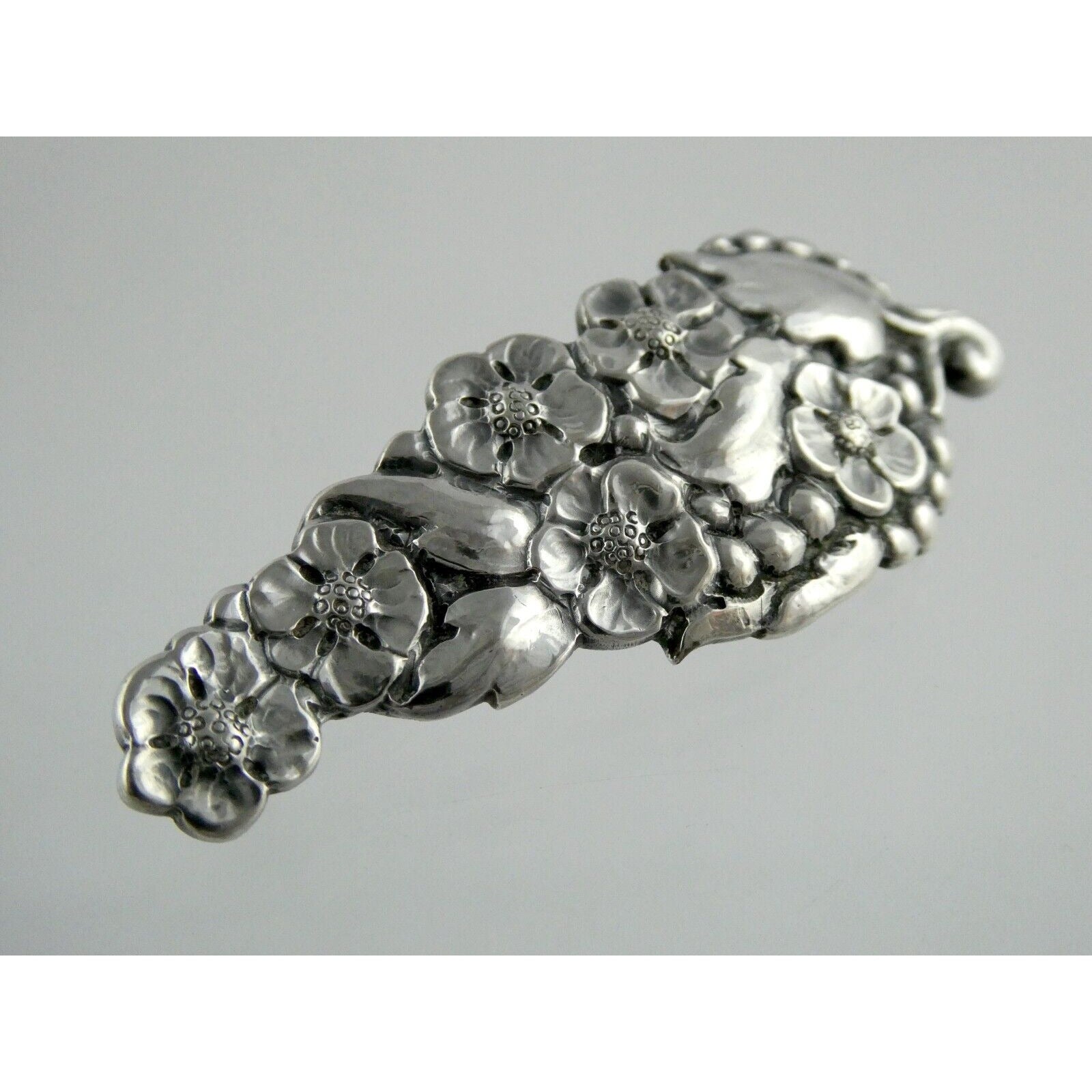Danish Silversmith Peer Smed Sterling Silver Arts and Crafts Flower Brooch Pin