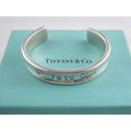 Tiffany and Co 1837 Sterling Silver Cuff Bracelet 1997 with Box 6.25 Inches 42g