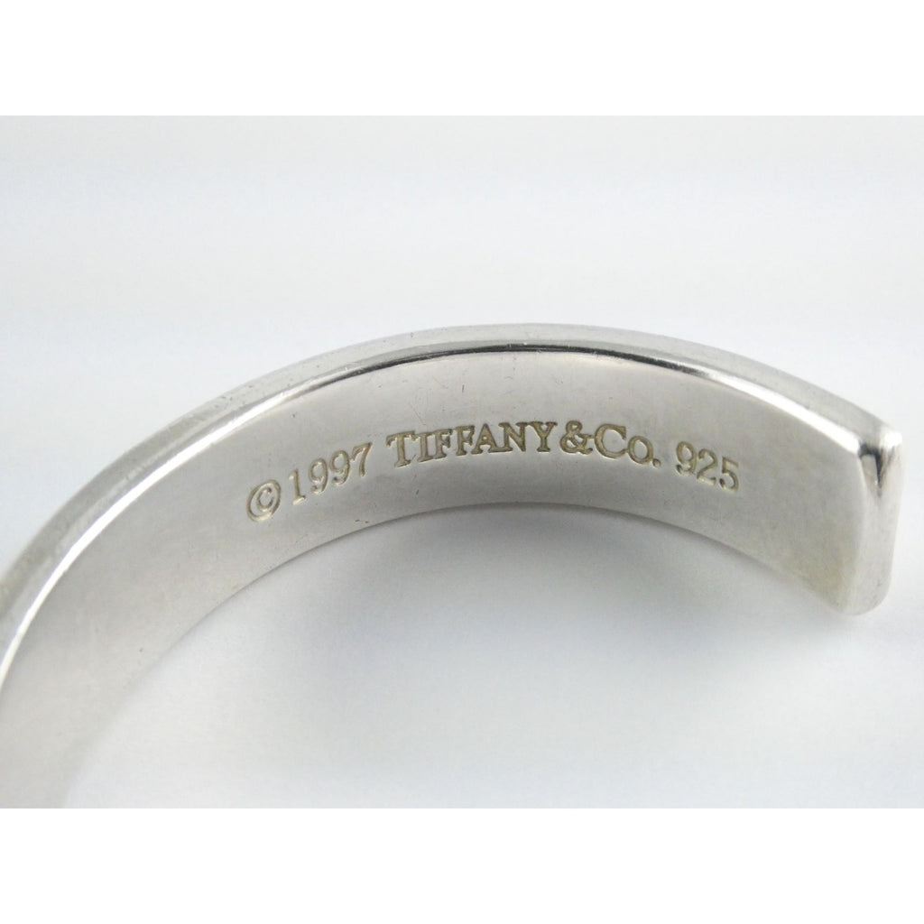 Tiffany and Co 1837 Sterling Silver Cuff Bracelet 1997 with Box 6.25 Inches 42g