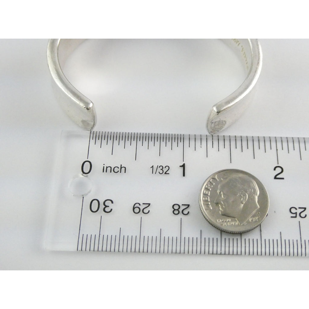 Tiffany and Co 1837 Sterling Silver Cuff Bracelet 1997 with Box 6.25 Inches 42g