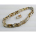Stephen Dweck Sterling Silver Rutilated Quartz Necklace with Additional Link 925