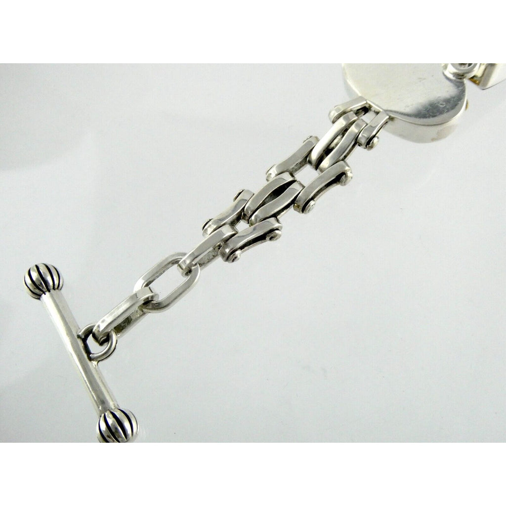 Stephen Dweck One of a Kind Sterling Silver Opal Bracelet 9898 30 6.75 Inch 925
