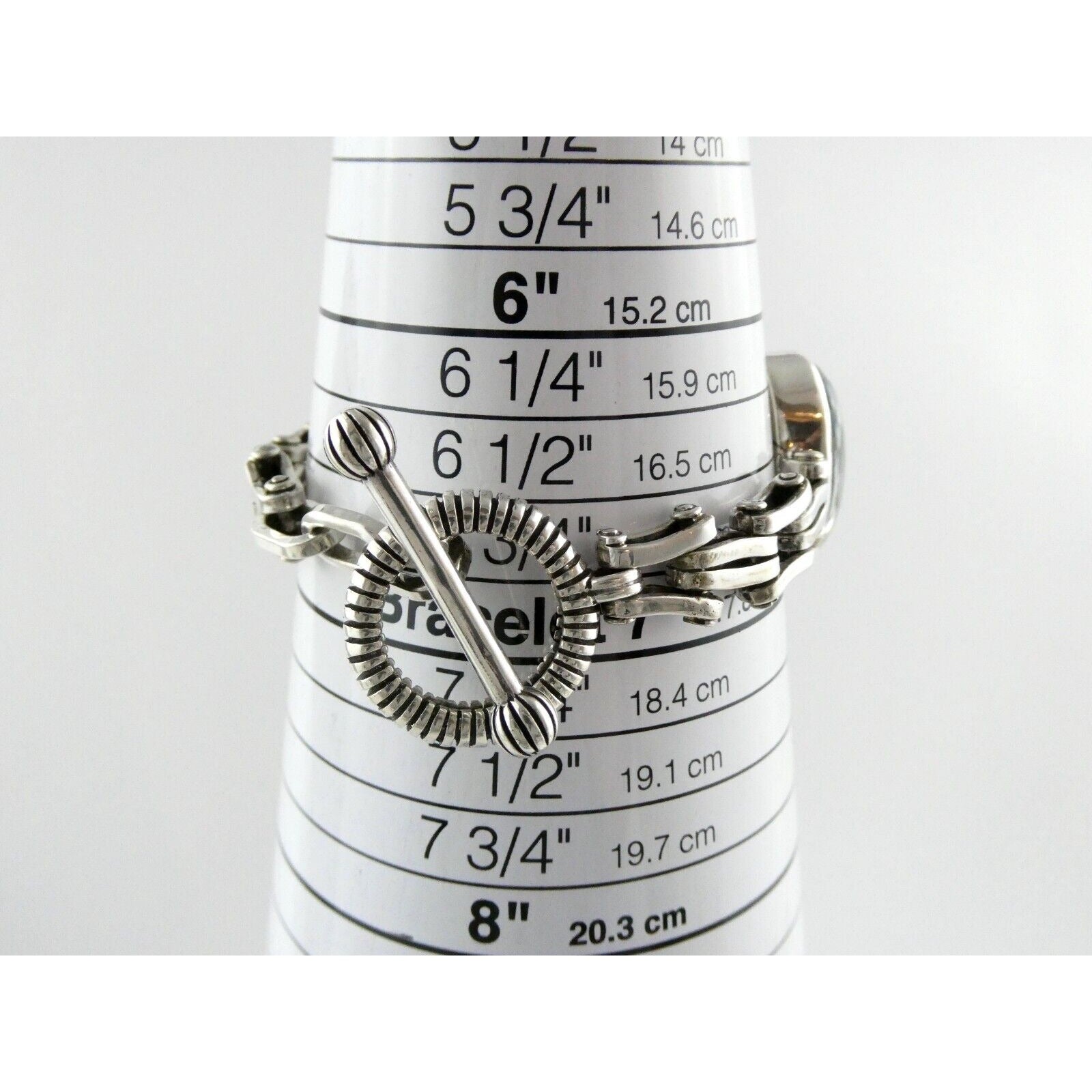 Stephen Dweck One of a Kind Sterling Silver Opal Bracelet 9898 30 6.75 Inch 925