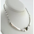 Nusie Belon NA Navajo Sterling Silver 14k Yellow Gold Black Onyx Necklace 925