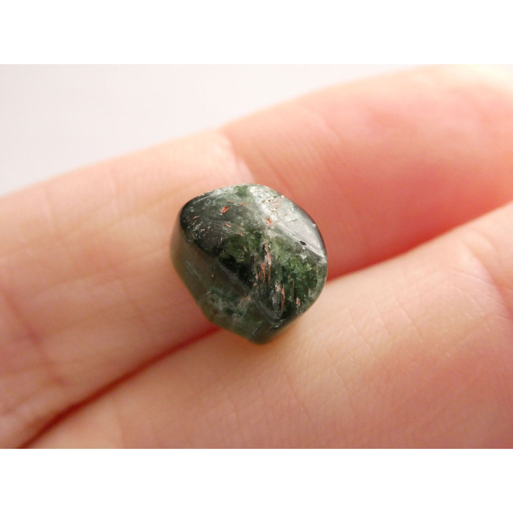 Natural Green Tourmaline Piece Specimen 1.6g Weight 10.75mm Max Length Freeform