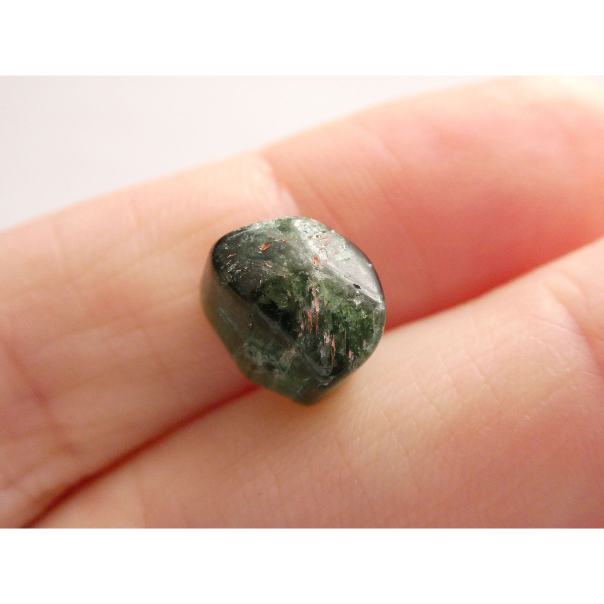 Natural Green Tourmaline Piece Specimen 1.6g Weight 10.75mm Max Length Freeform