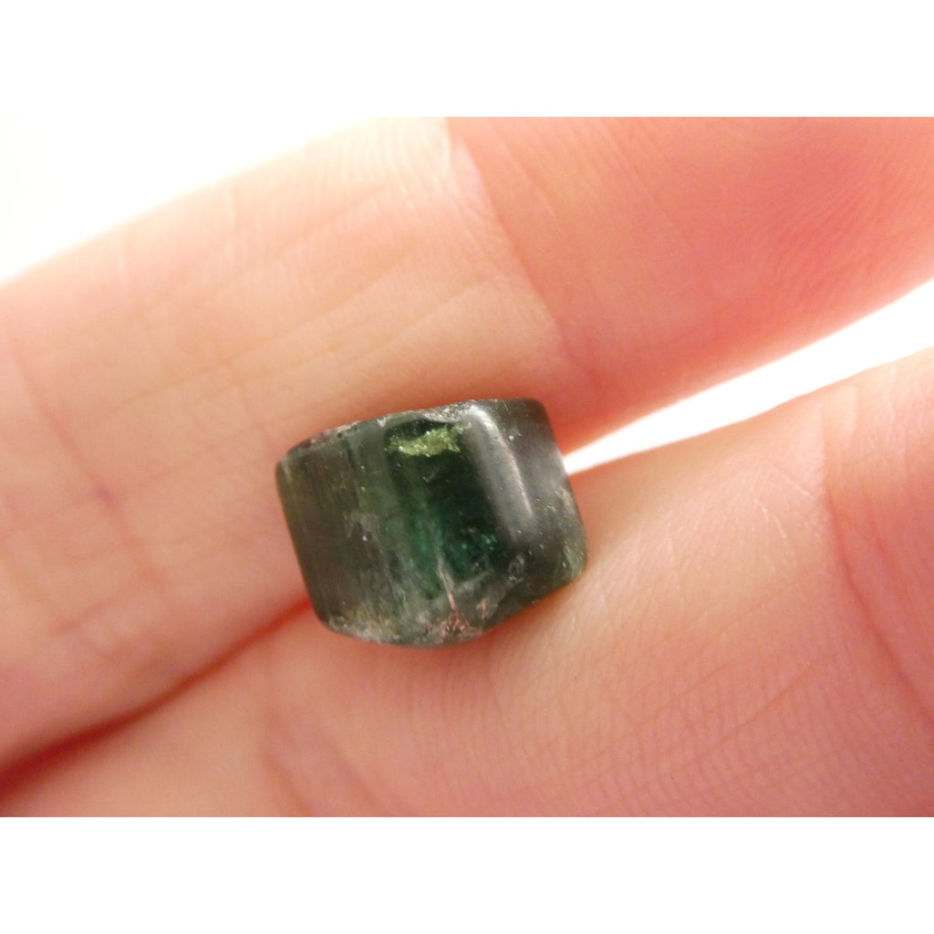 Natural Green Tourmaline Piece Specimen 1.6g Weight 10.75mm Max Length Freeform