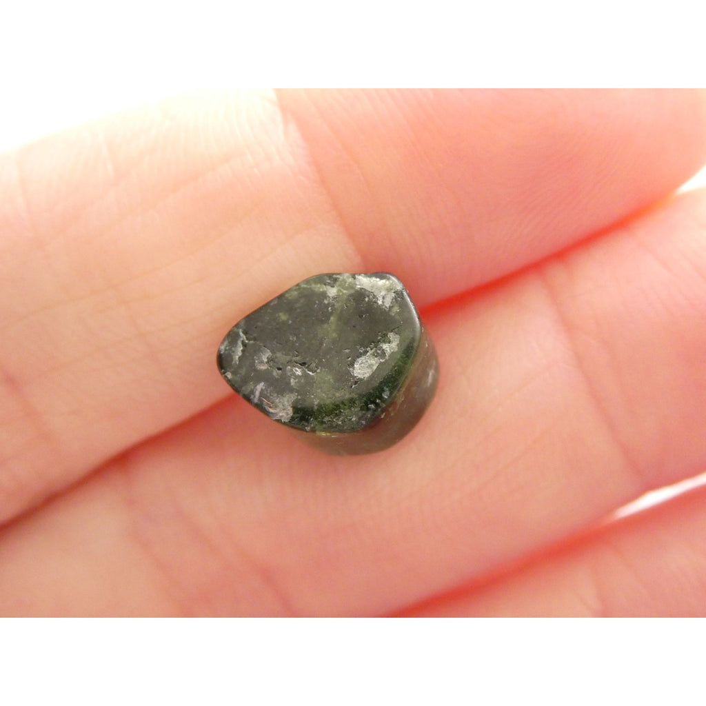 Natural Green Tourmaline Piece Specimen 1.6g Weight 10.75mm Max Length Freeform
