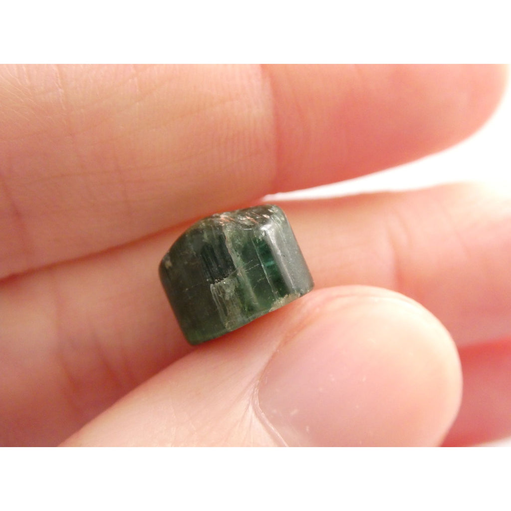 Natural Green Tourmaline Piece Specimen 1.6g Weight 10.75mm Max Length Freeform