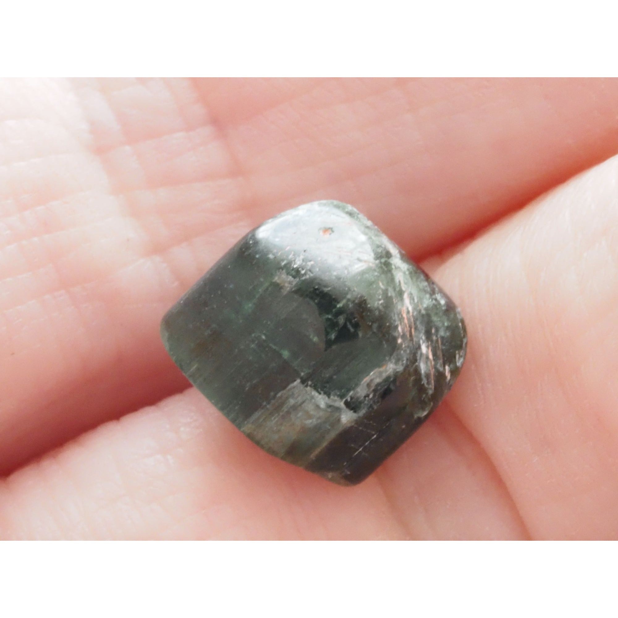Natural Green Tourmaline Piece Specimen 1.6g Weight 10.75mm Max Length Freeform