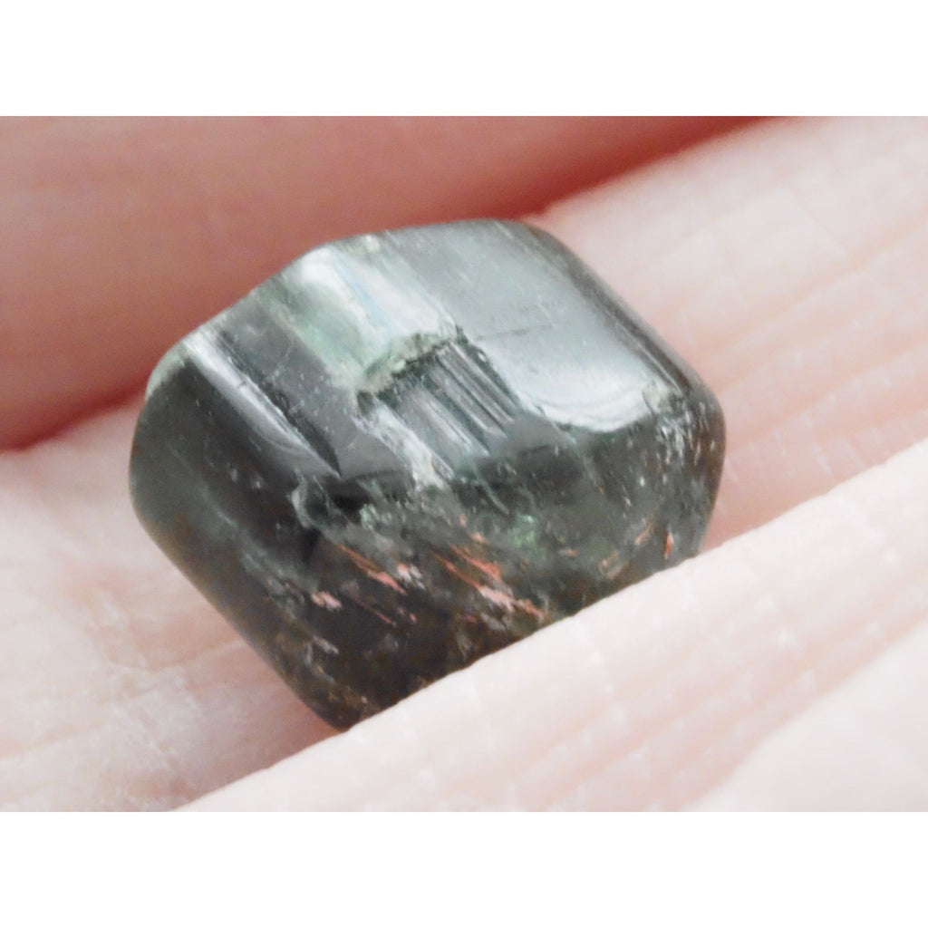 Natural Green Tourmaline Piece Specimen 1.6g Weight 10.75mm Max Length Freeform