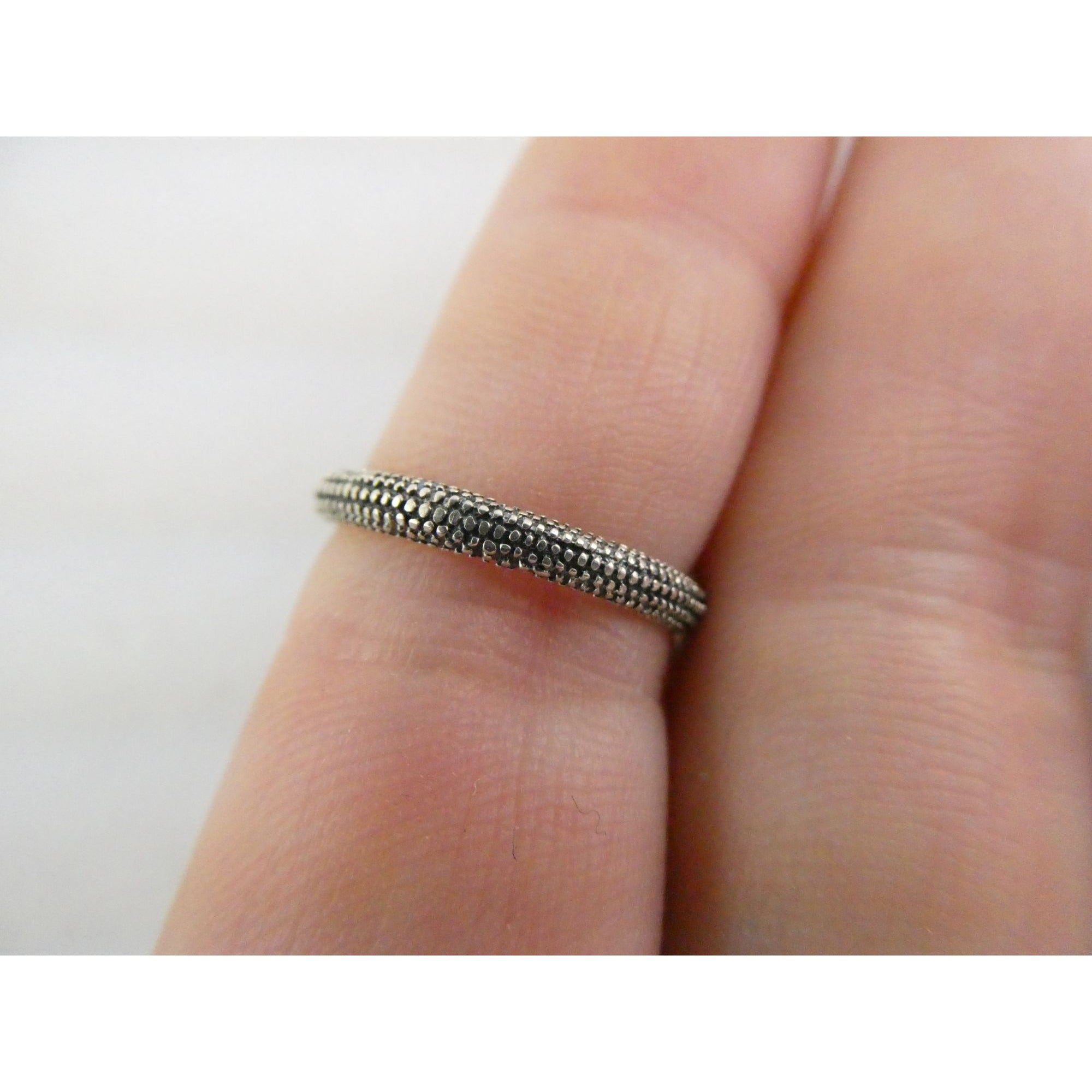 T&C Town And Country Sterling Silver 14k Gold Citrine Stacking Ring Size 6 1.8g