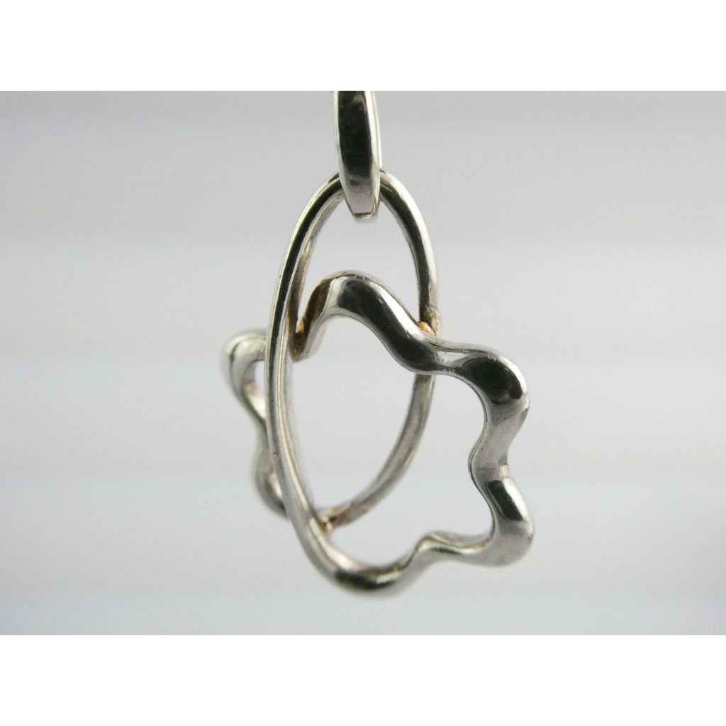 Montblanc Germany Sterling Silver NR Star Mobile Dangling Earrings 10g 40mm Long
