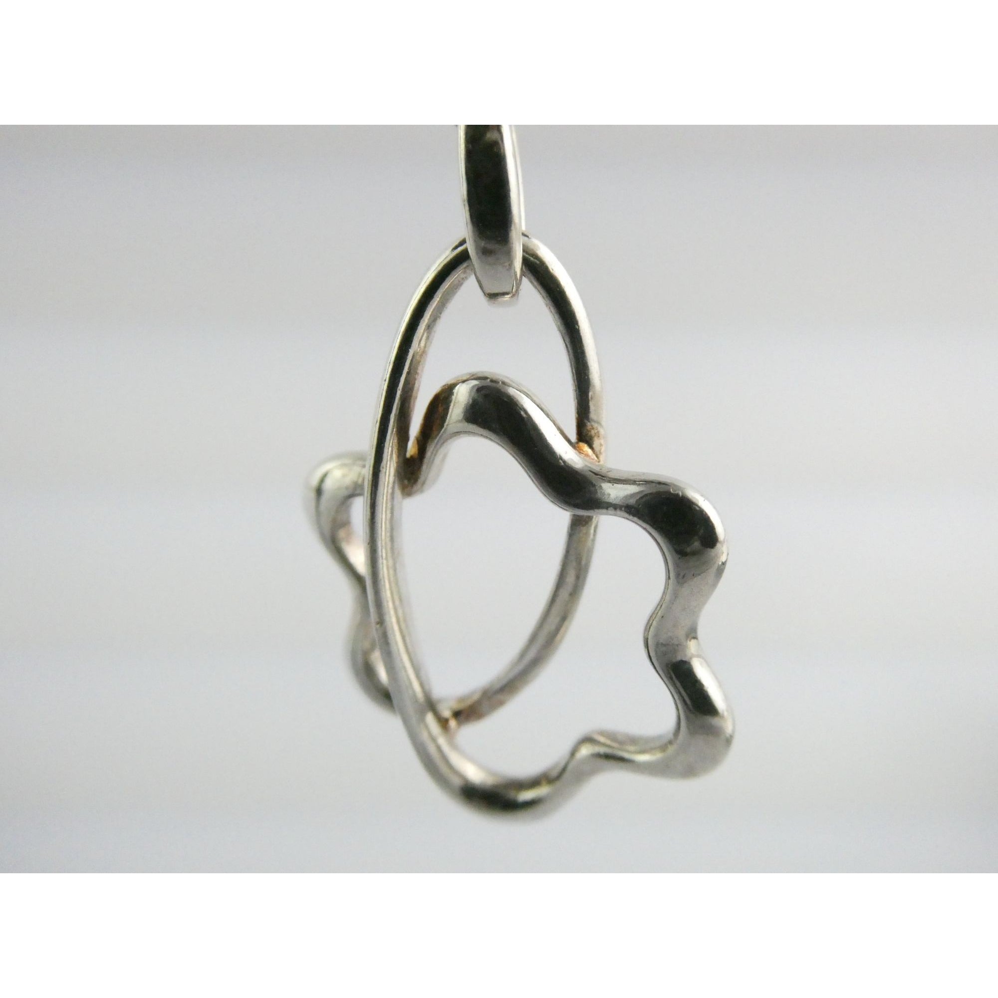 Montblanc Germany Sterling Silver NR Star Mobile Dangling Earrings 10g 40mm Long
