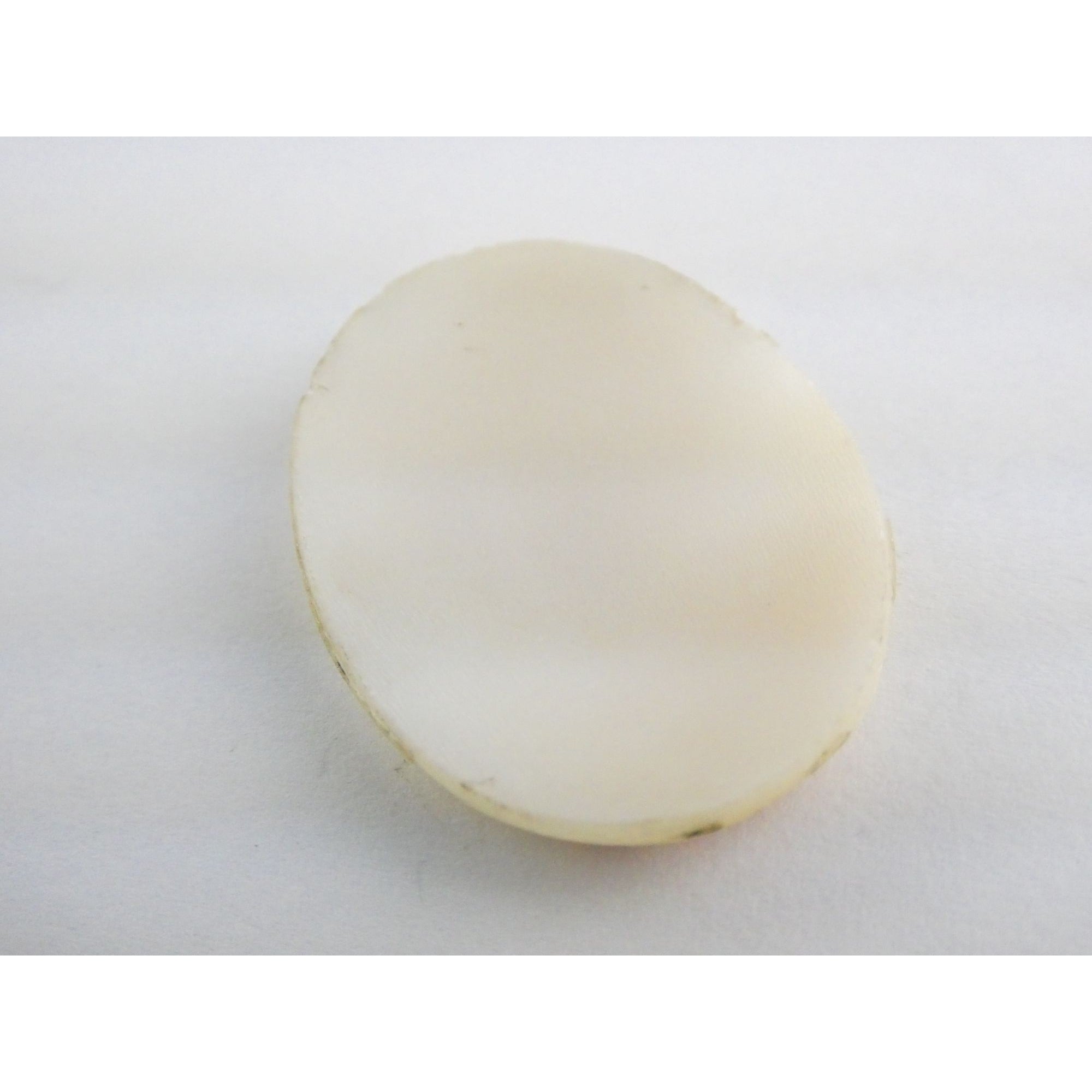 Vintage Loose Hand Carved Pale Shell Cameo Helmeted Woman Facing Left 29mm x22mm
