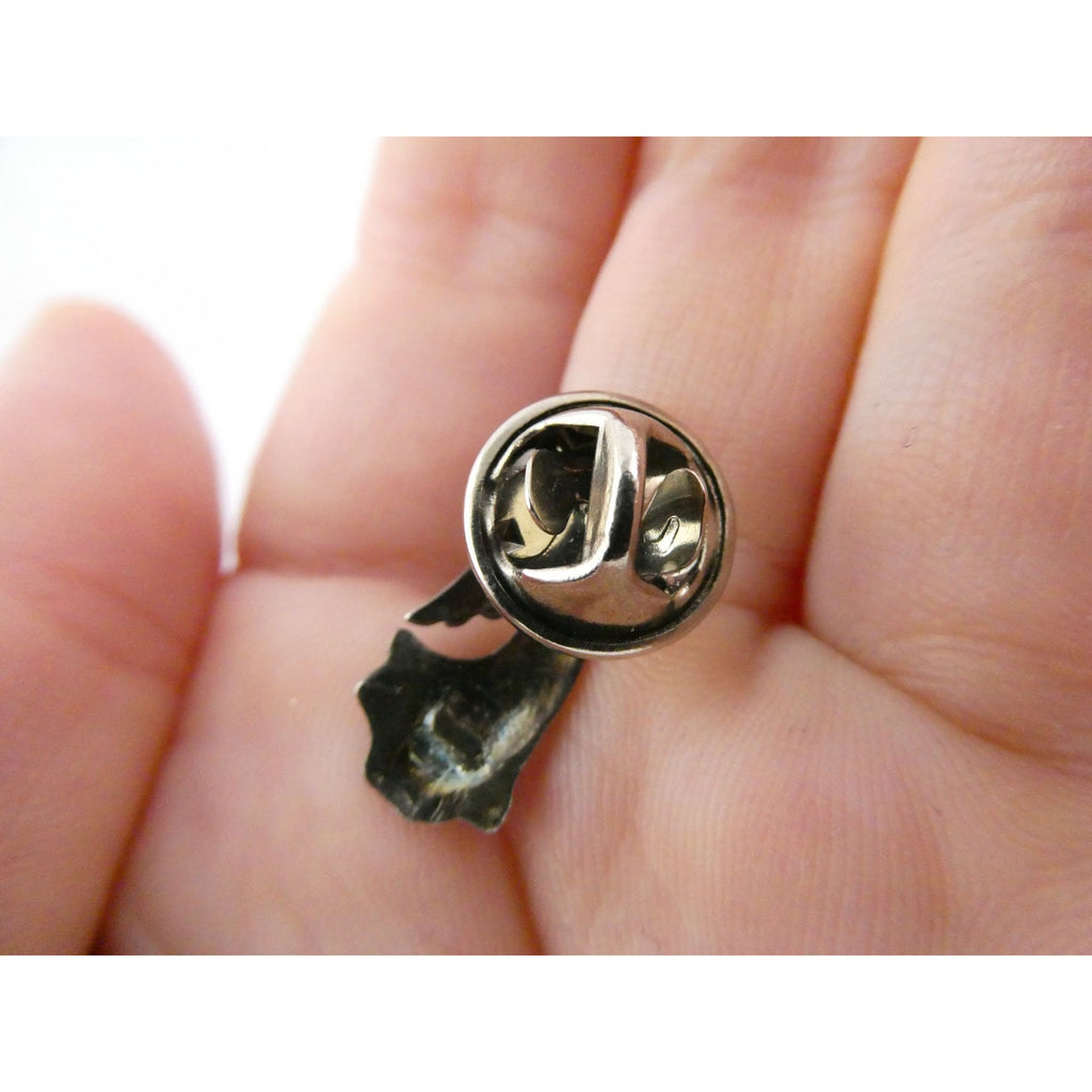 Vintage Sterling Silver Praying Guardian Angel Lapel Pin 1.7g 20mm Length