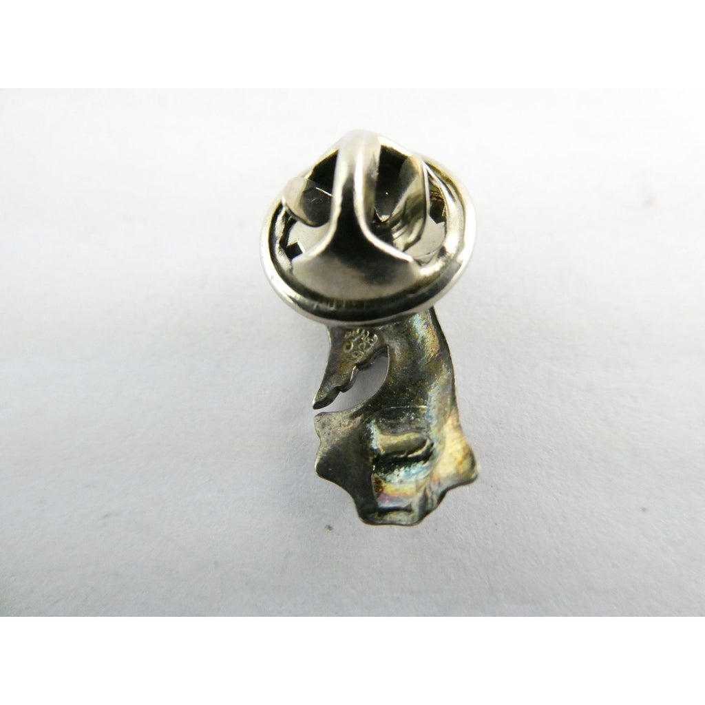 Vintage Sterling Silver Praying Guardian Angel Lapel Pin 1.7g 20mm Length