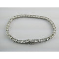 Sterling Silver DQCZ Tennis Bracelet 17.7g Weight 8 Inch Length Fit