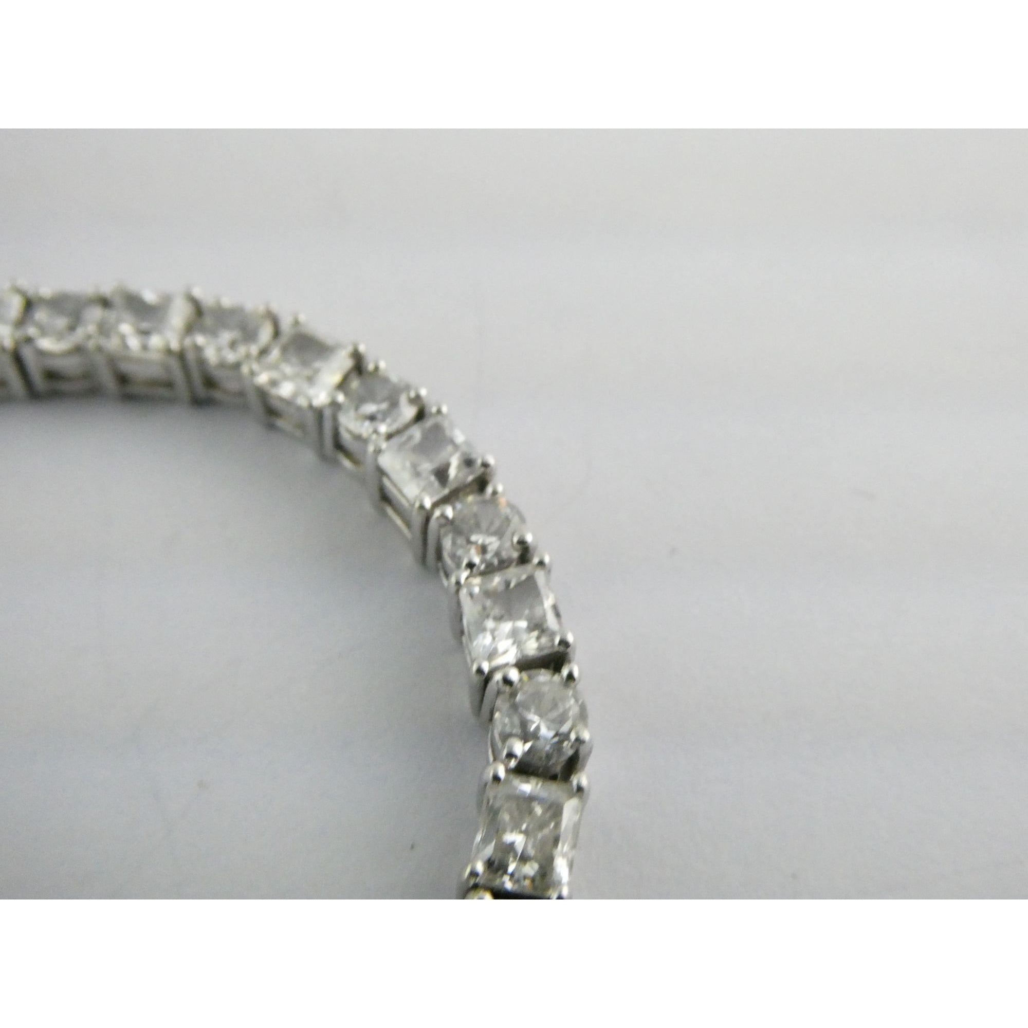 Sterling Silver DQCZ Tennis Bracelet 17.7g Weight 8 Inch Length Fit