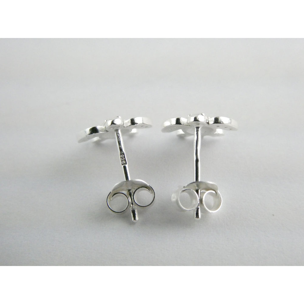 Sterling Silver Figural Sea Turtle Stud Earrings 1.1g 8mm Length NEW and UNUSED
