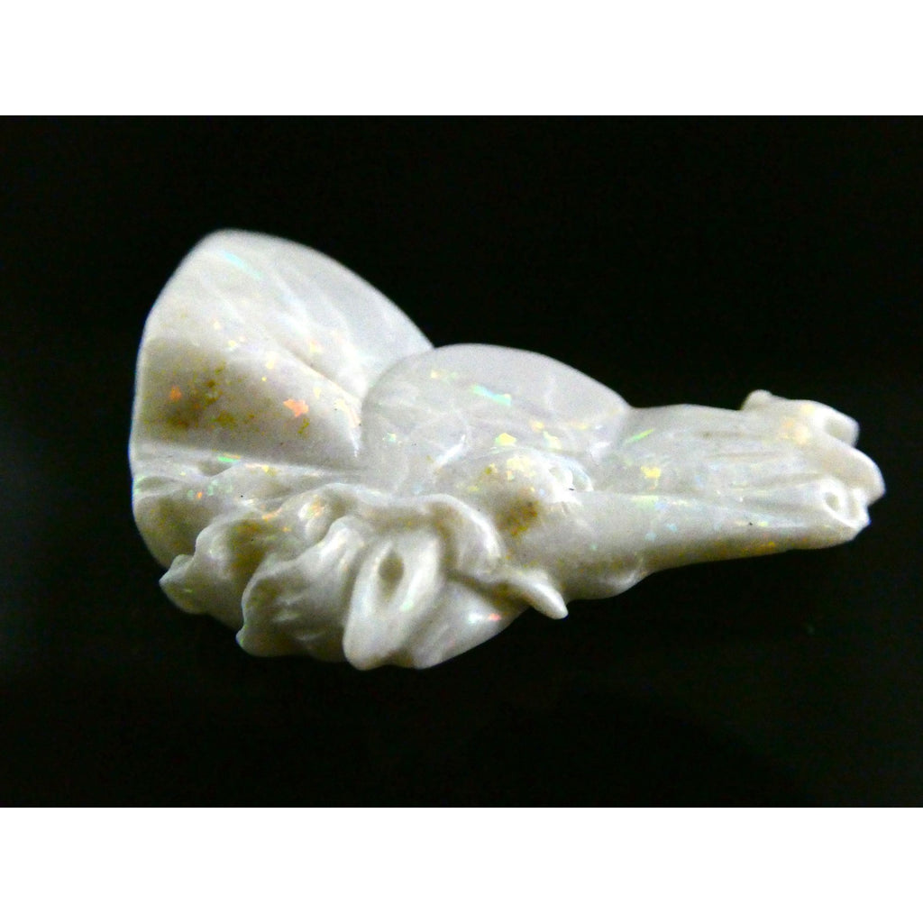 Carved Natural Opal Horse Head Specimen 2.2g Weight 11.3 Carats 26mm Length