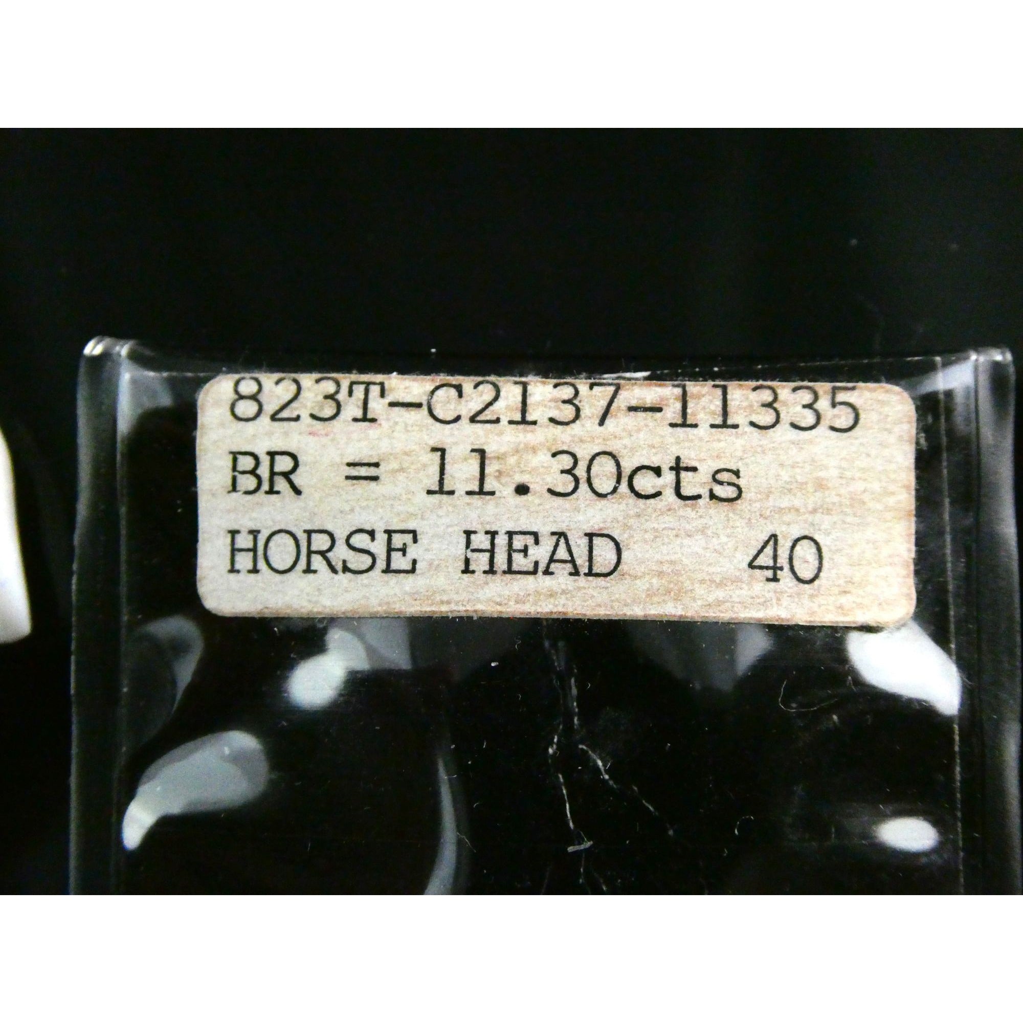 Carved Natural Opal Horse Head Specimen 2.2g Weight 11.3 Carats 26mm Length