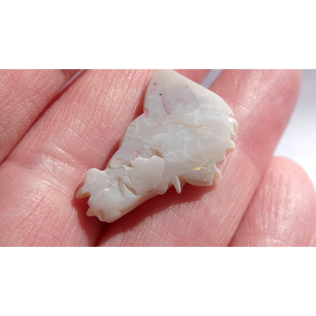 Carved Natural Opal Horse Head Specimen 2.2g Weight 11.3 Carats 26mm Length