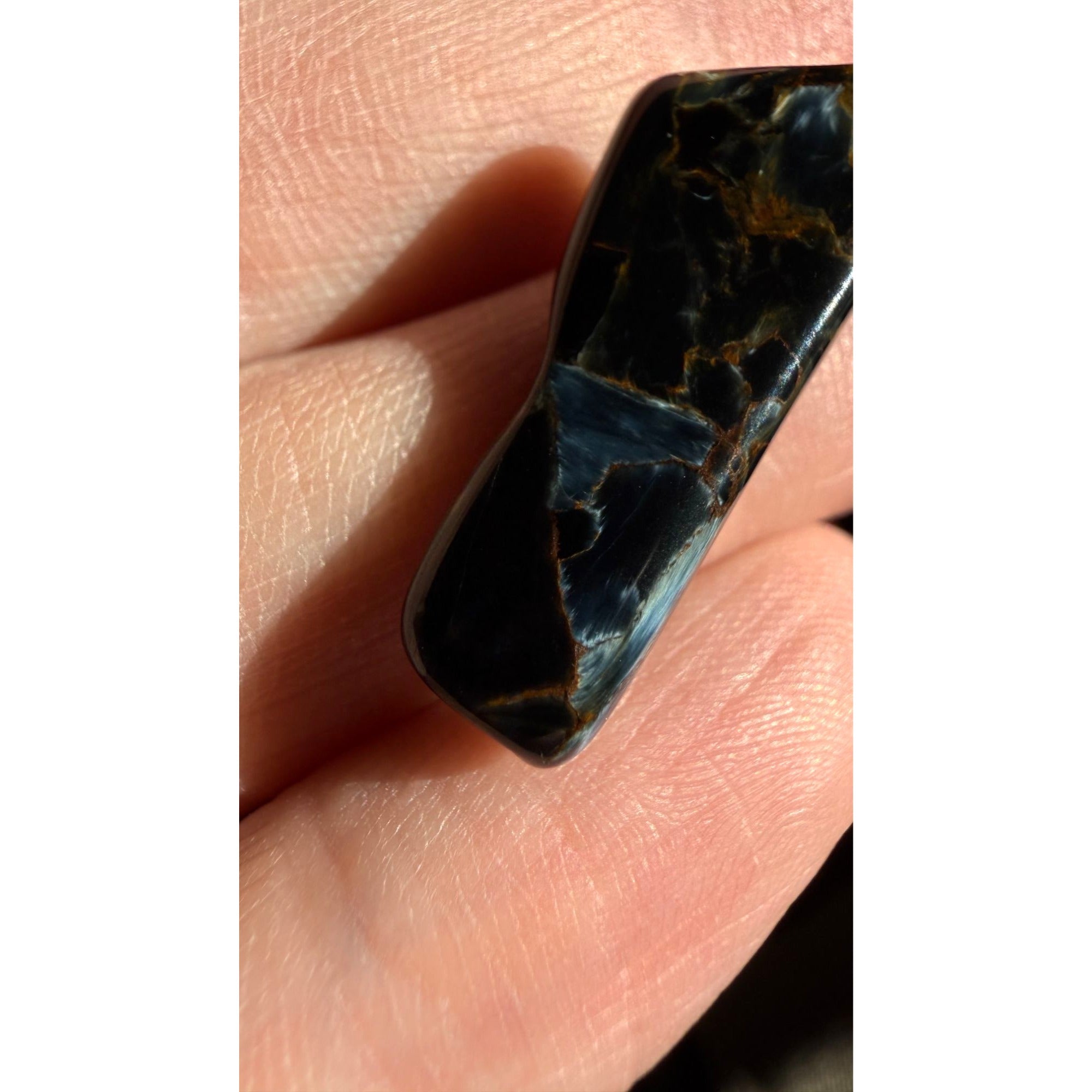 Natural Pietersite Piece Specimen 2.9g Weight 30mm Length x 11mm Width Freeform