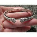 Tacori IVCZ Sterling Silver Epiphany Hinged Cuff Bracelet 27.2g Weight 7.75 Inch