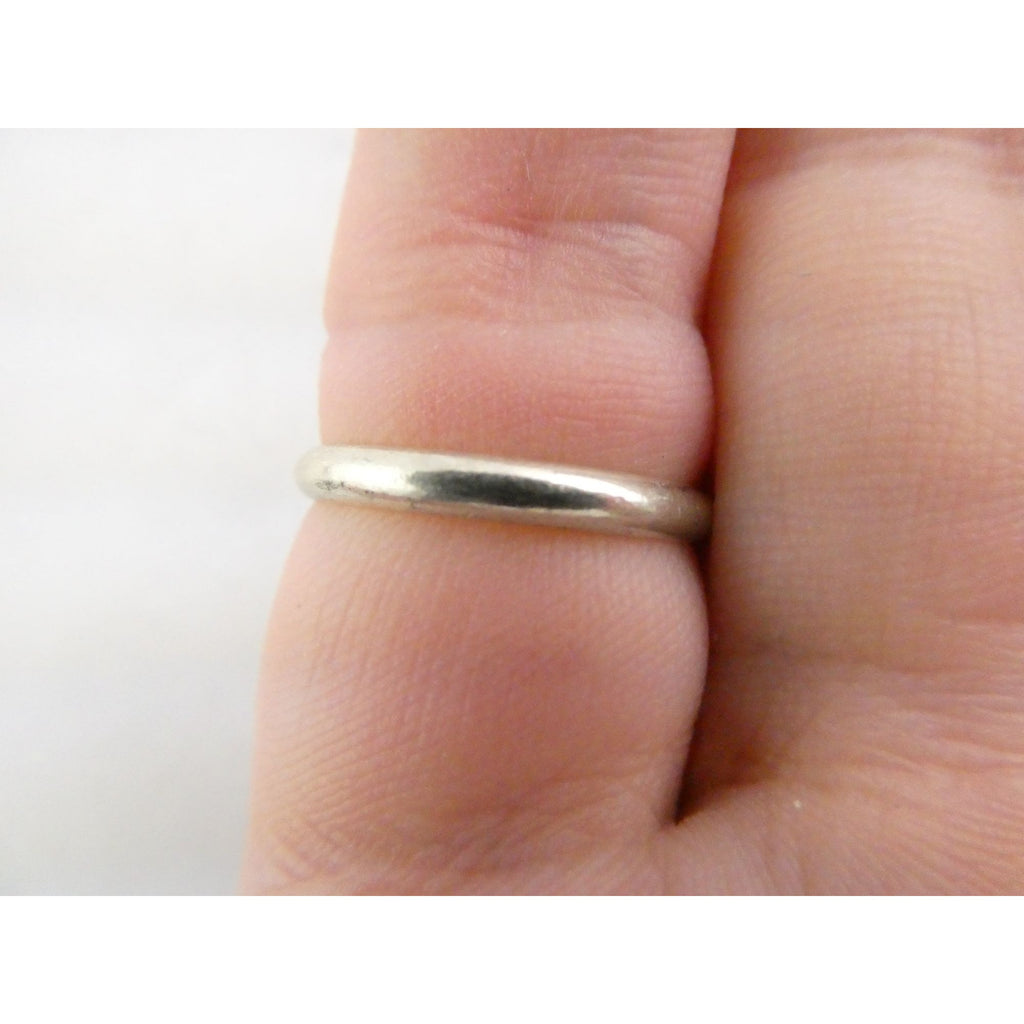 NA Zuni Randolph and Margie Ghahate Sterling Silver Cardinal Inlay Ring Size 7.5