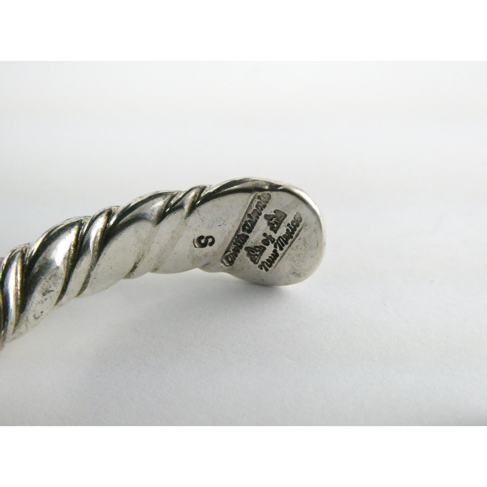NA Navajo Orville Tsinnie New Mexico Sterling Silver Cuff Bracelet 6 Inches 52g
