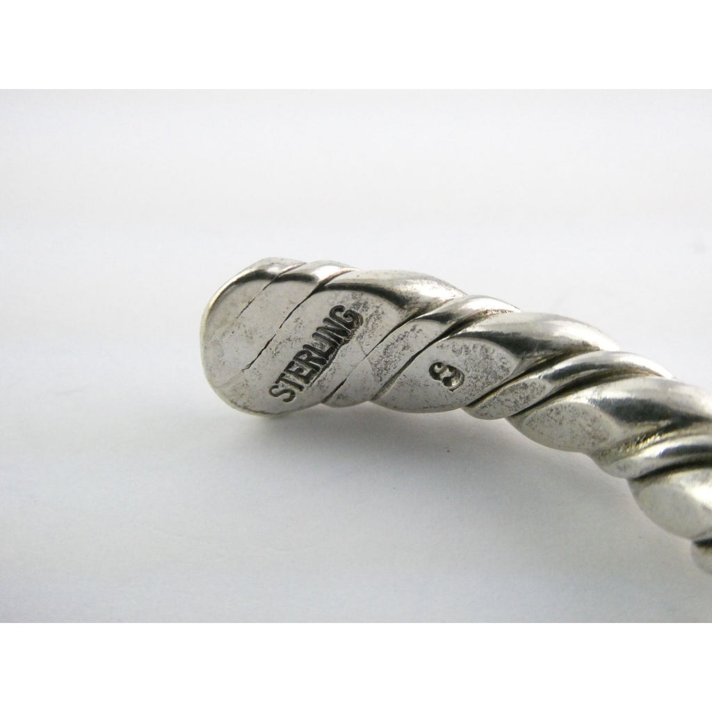 NA Navajo Orville Tsinnie New Mexico Sterling Silver Cuff Bracelet 6 Inches 52g
