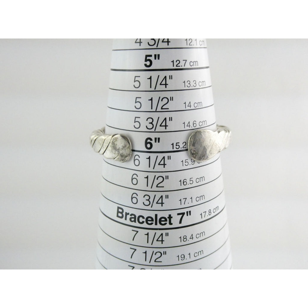 NA Navajo Orville Tsinnie New Mexico Sterling Silver Cuff Bracelet 6 Inches 52g