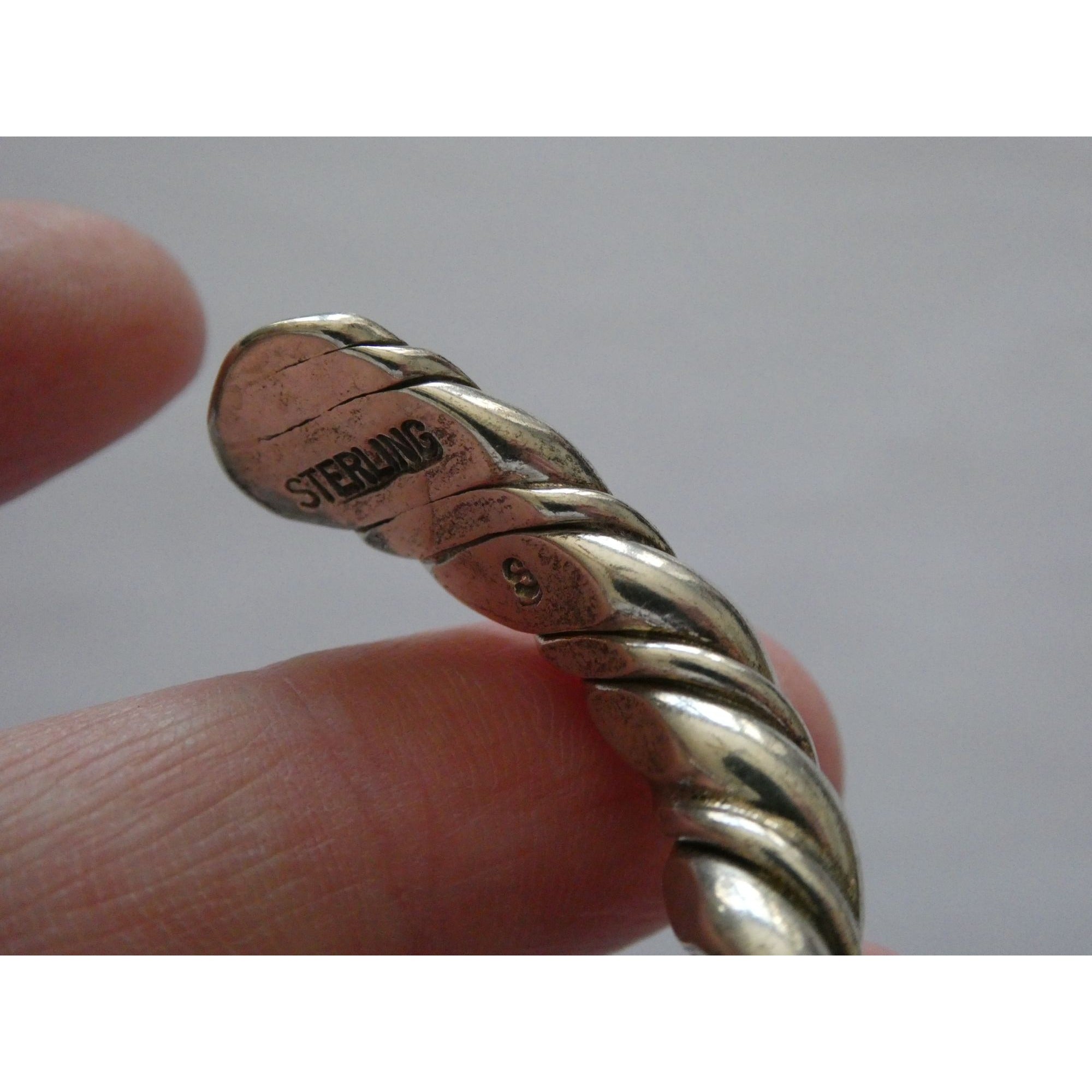 NA Navajo Orville Tsinnie New Mexico Sterling Silver Cuff Bracelet 6 Inches 52g