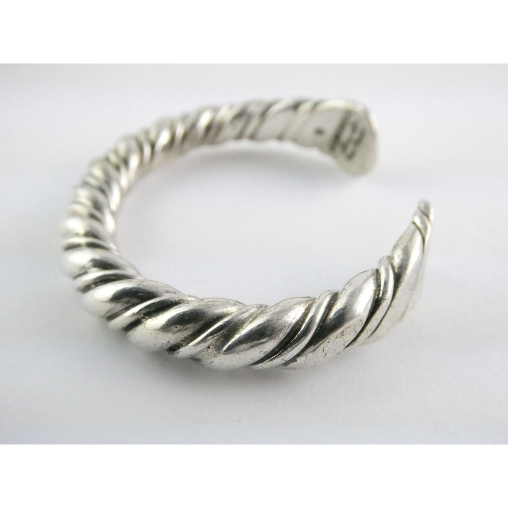 NA Navajo Orville Tsinnie New Mexico Sterling Silver Cuff Bracelet 6 Inches 52g
