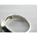 Sterling Silver Blue Opal Mosaic Inlay Ring Size 8 Weighs 7.3g 925