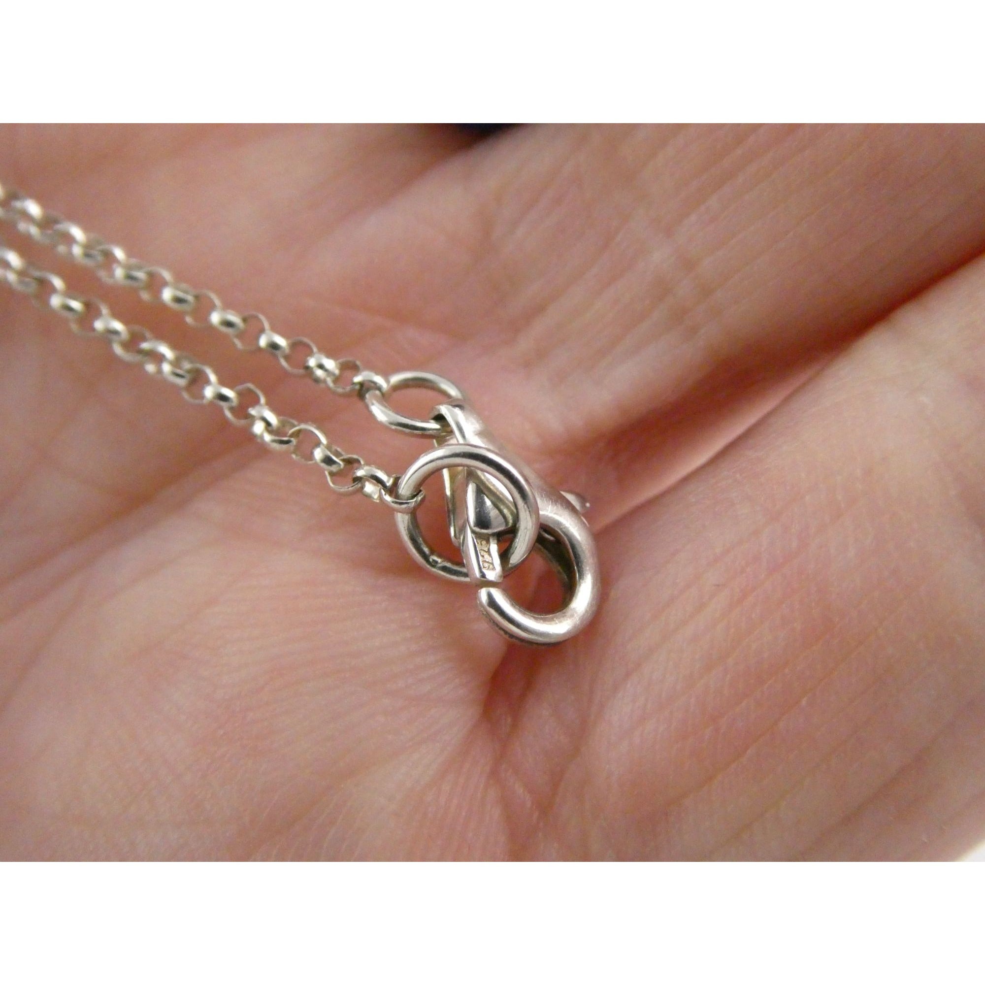 Slane & Slane Sterling Silver Lapis and Natural Diamond Eye Bee Pendant Necklace