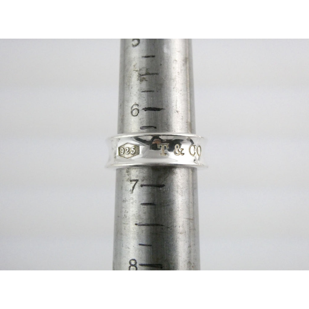 Tiffany & Co. 1837 Sterling Silver Curved Band Ring 925 Size 6.5 7.8 Grams