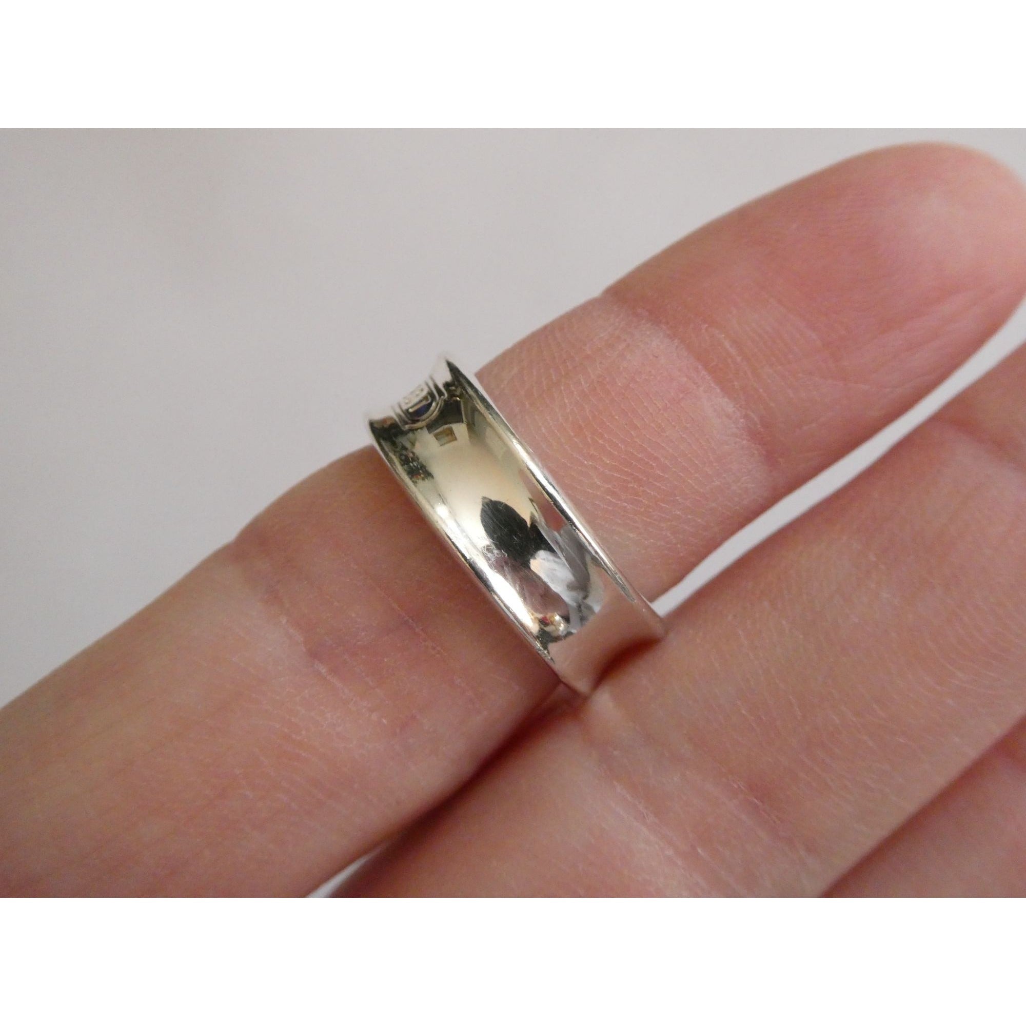 Tiffany & Co. 1837 Sterling Silver Curved Band Ring 925 Size 6.5 7.8 Grams