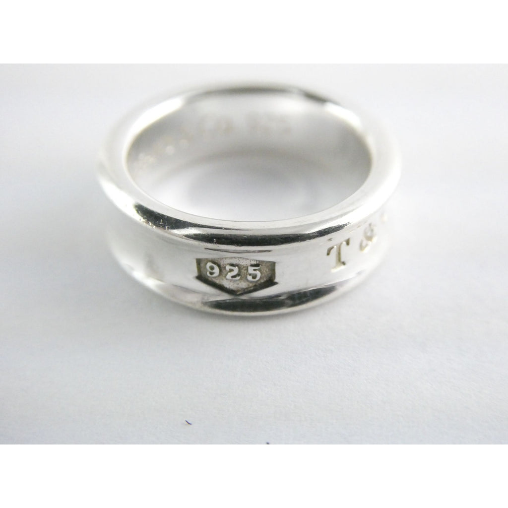 Tiffany & Co. 1837 Sterling Silver Curved Band Ring 925 Size 6.5 7.8 Grams