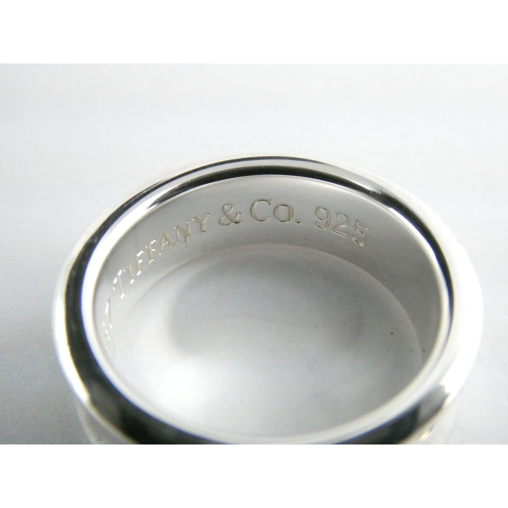 Tiffany & Co. 1837 Sterling Silver Curved Band Ring 925 Size 6.5 7.8 Grams
