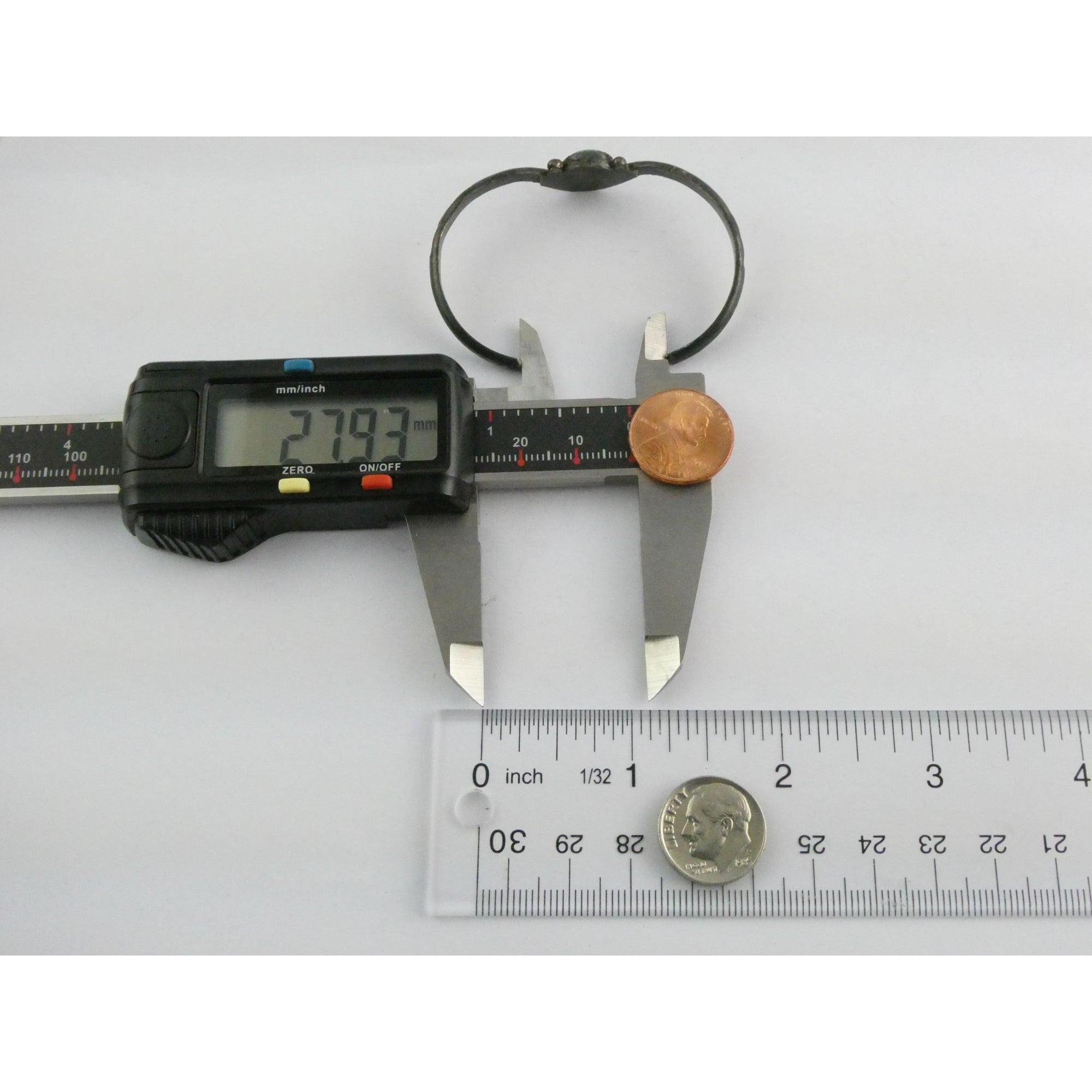 Southwestern Sterling Silver Turquoise Cabochon Cuff Bracelet 6.25 Inches 10.6g