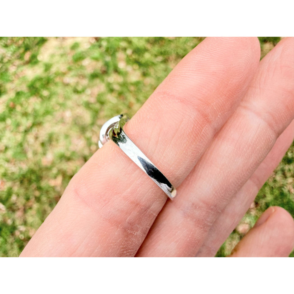 Designer Sterling Silver Lab Created Diamond Channel Set Ring 925 Size 7 2.6g