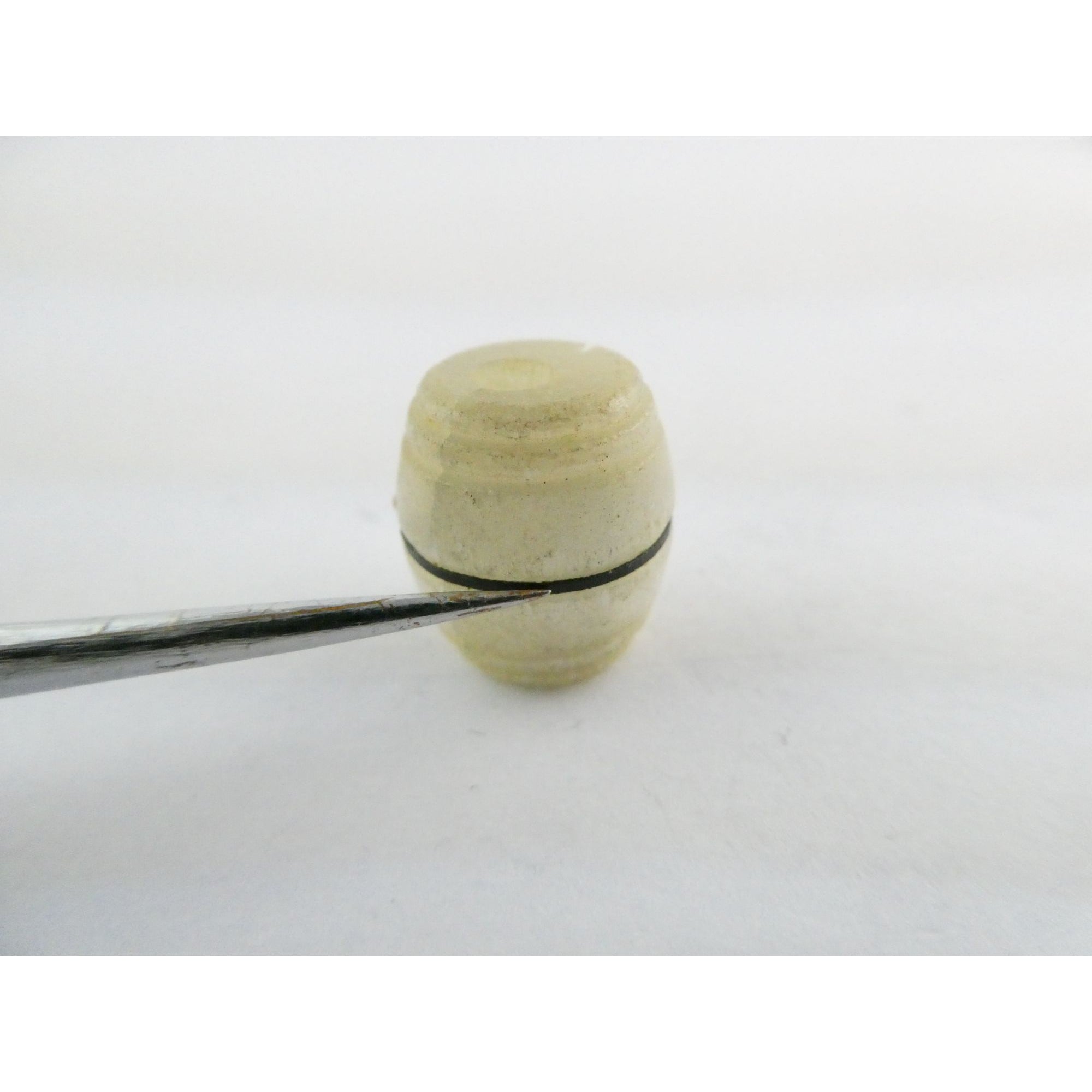 Vintage Satinspar Barrel Charm Niagara Falls Stanhope Viewer WORKS Small Crack