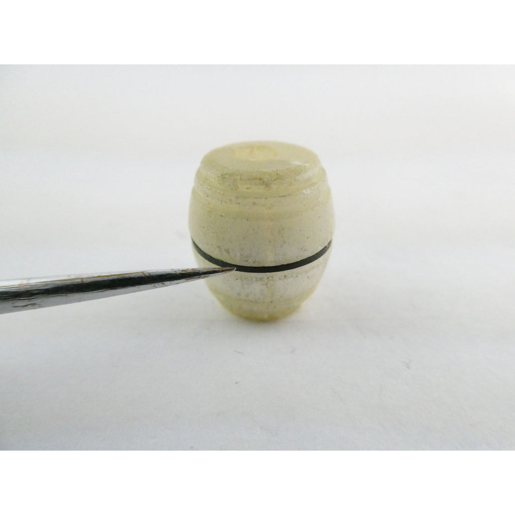 Vintage Satinspar Barrel Charm Niagara Falls Stanhope Viewer WORKS Small Crack